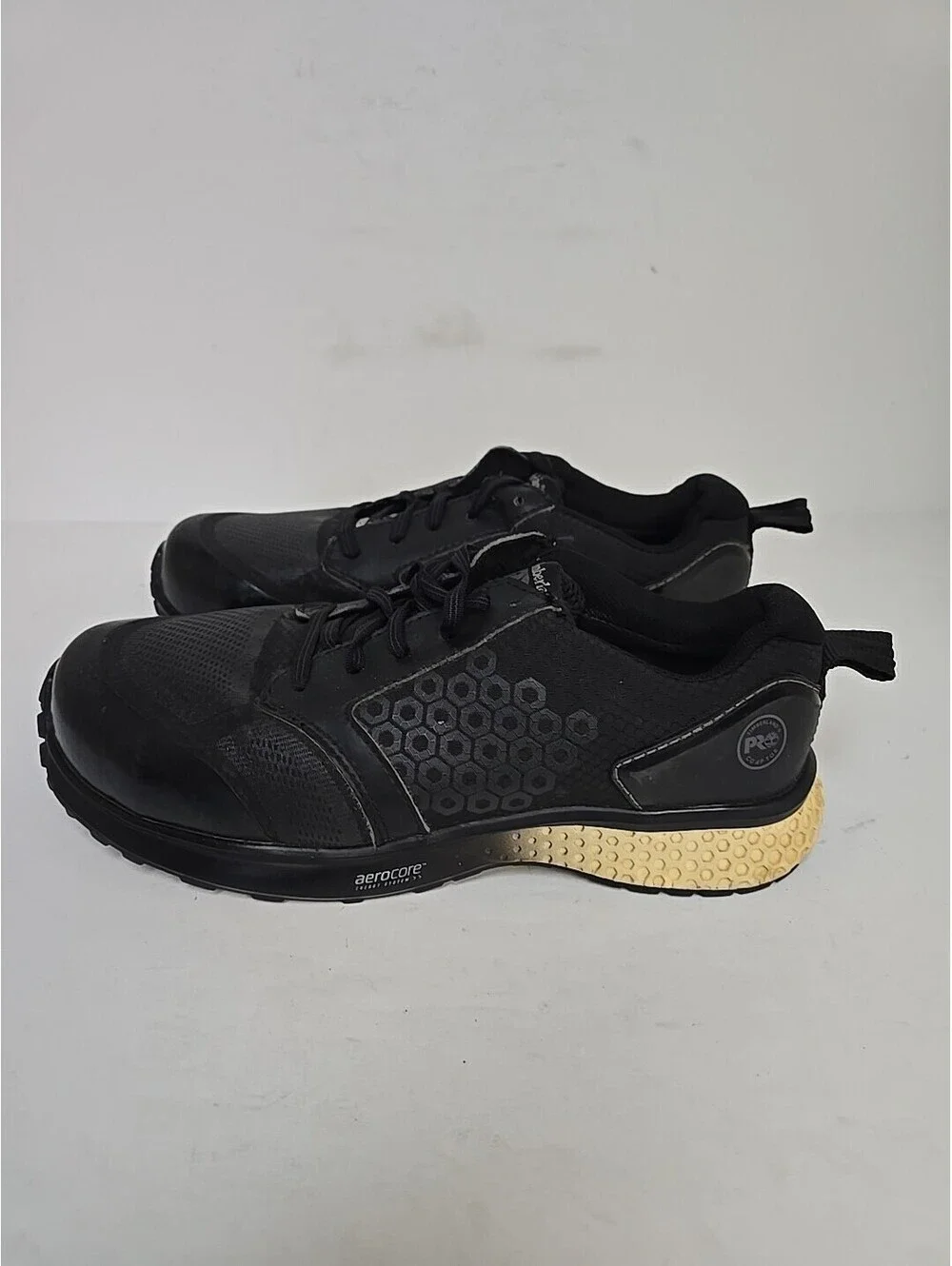 Timberland PRO Men's Reaxion Composite Toe Work Shoe A21SS Black/White 8W